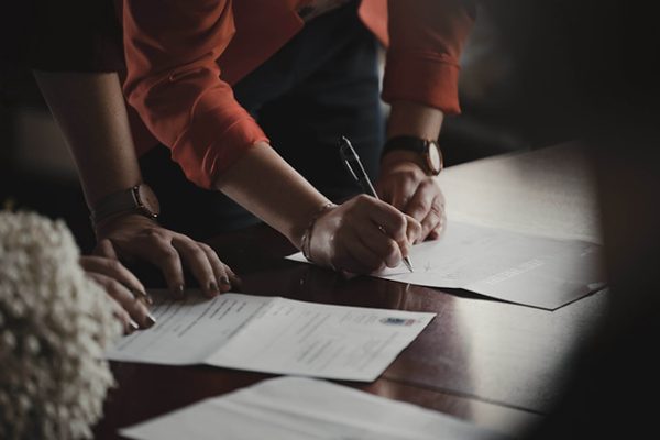 Signing a Contract
